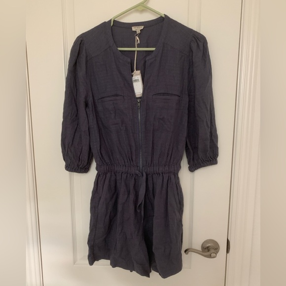 Splendid Pants - Mary Lawless Lee Zip-Front Romper Size Small NWT